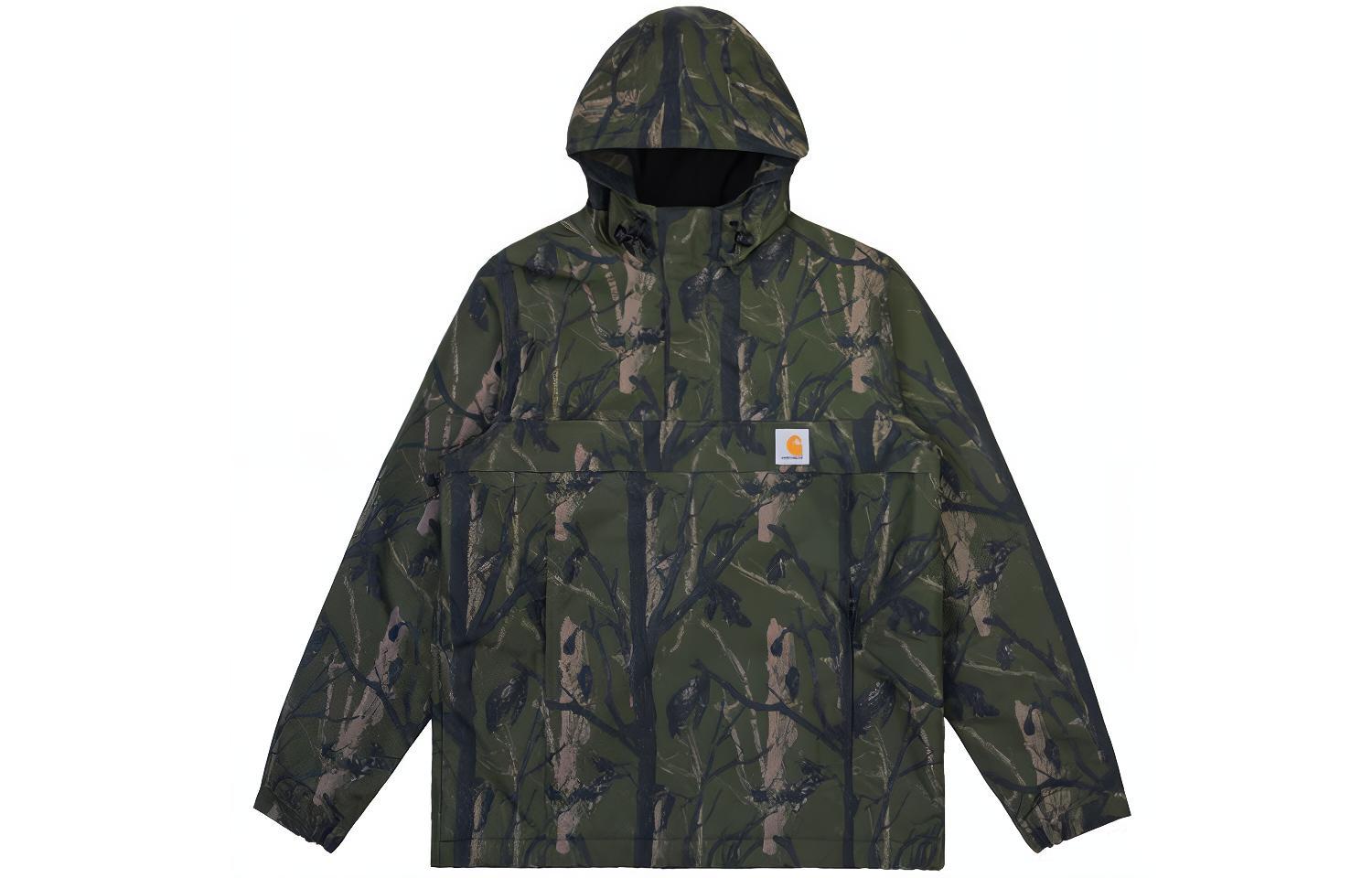 Carhartt WIP Tree Camo Green Hooded Jacket CHXJKI27639CD-GRD