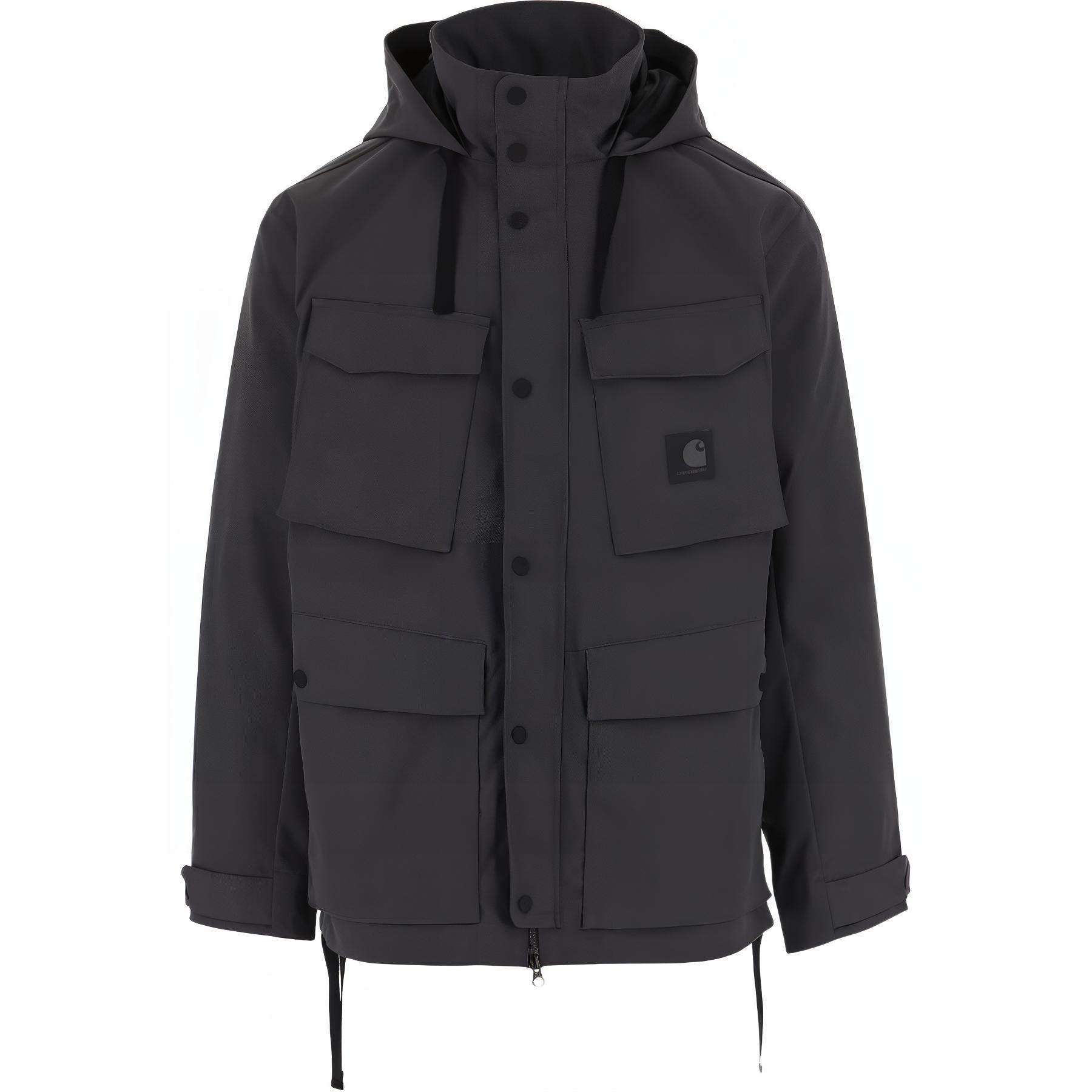 Carhartt WIP Two-Tone Hooded Jacket Graphite Colorblock I03360-887-XX
