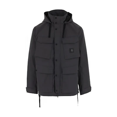 Carhartt WIP Two-Tone Hooded Jacket Graphite Colorblock I03360-887-XX