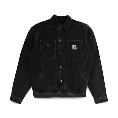Carhartt WIP Unisex Denim Jacket with Collared Pocket Long Sleeves I031925-89-06