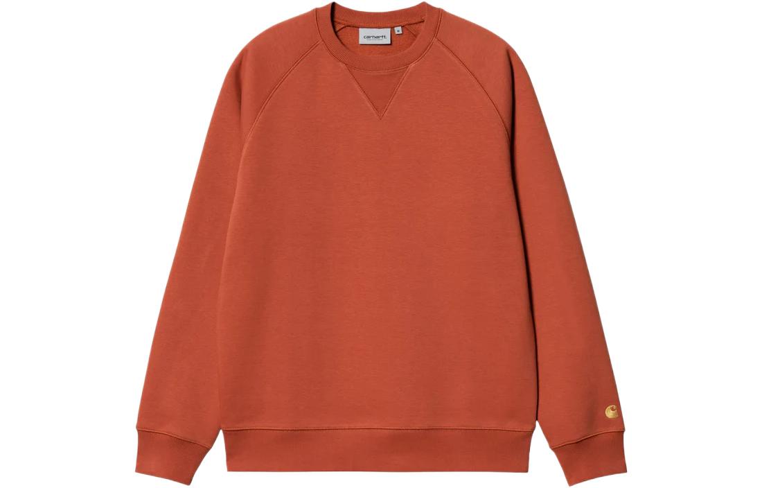 Carhartt WIP Unisex Plain Orange Crewneck Sweatshirt I026383-1DG-XX