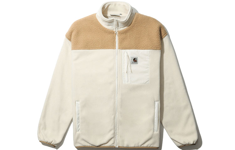 Carhartt WIP Unisex White Stand Collar Long Sleeve Jacket CHXJKA212050H-IVX