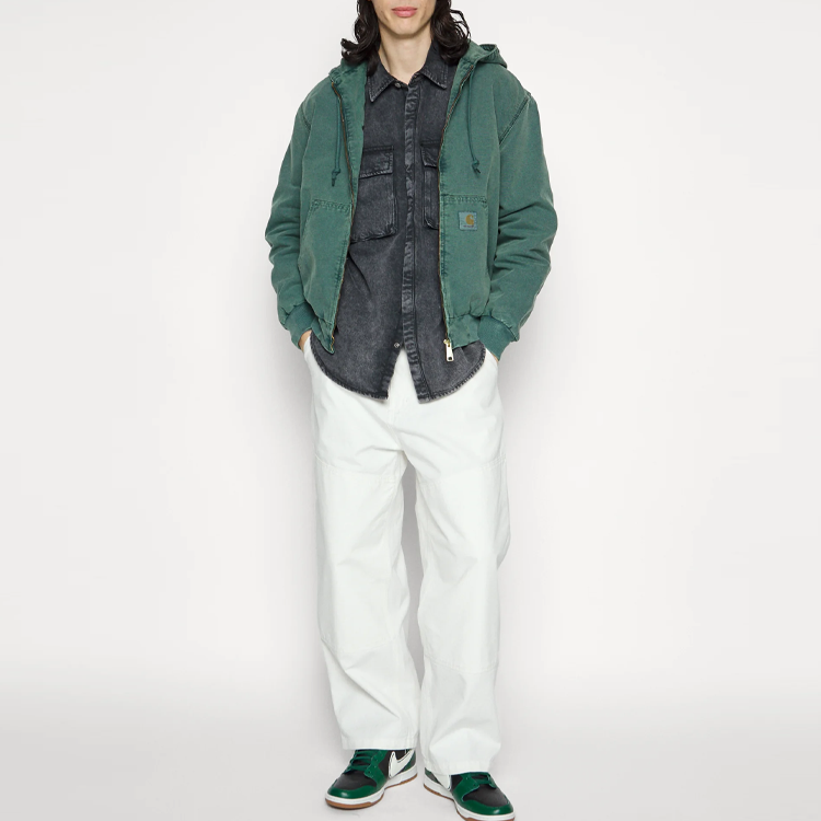 Carhartt WIP Unisex Zip-Up Hoodie Pocket Long Sleeve Jacket I031523 26B9 89U 圖 3