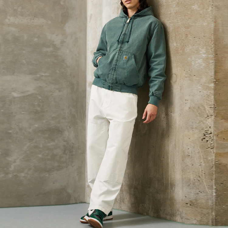 Carhartt WIP Unisex Zip-Up Hoodie Pocket Long Sleeve Jacket I031523 26B9 89U 圖 5