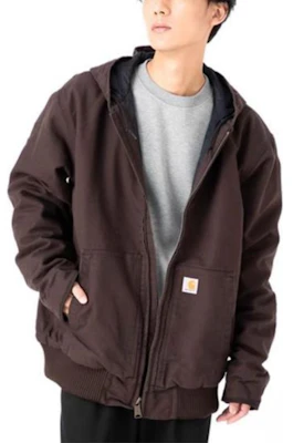 Carhartt WIP Jaket Hoodie J130/J133 Logo Kot Luar Lelaki. 104050 6