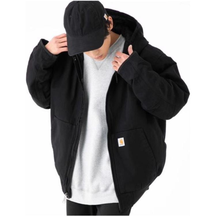 Lookbook Carhartt WIP Jaket Hoodie J130/J133 Logo Kot Luar Lelaki. 104050