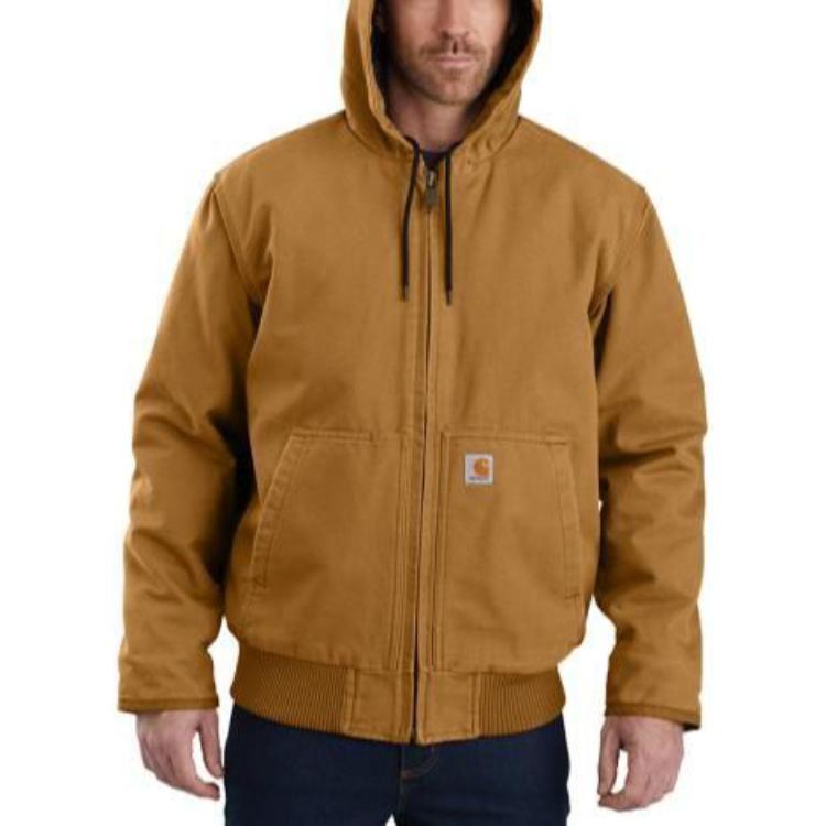 Sizing Carhartt WIP Jaket Hoodie J130/J133 Logo Kot Luar Lelaki. 104050