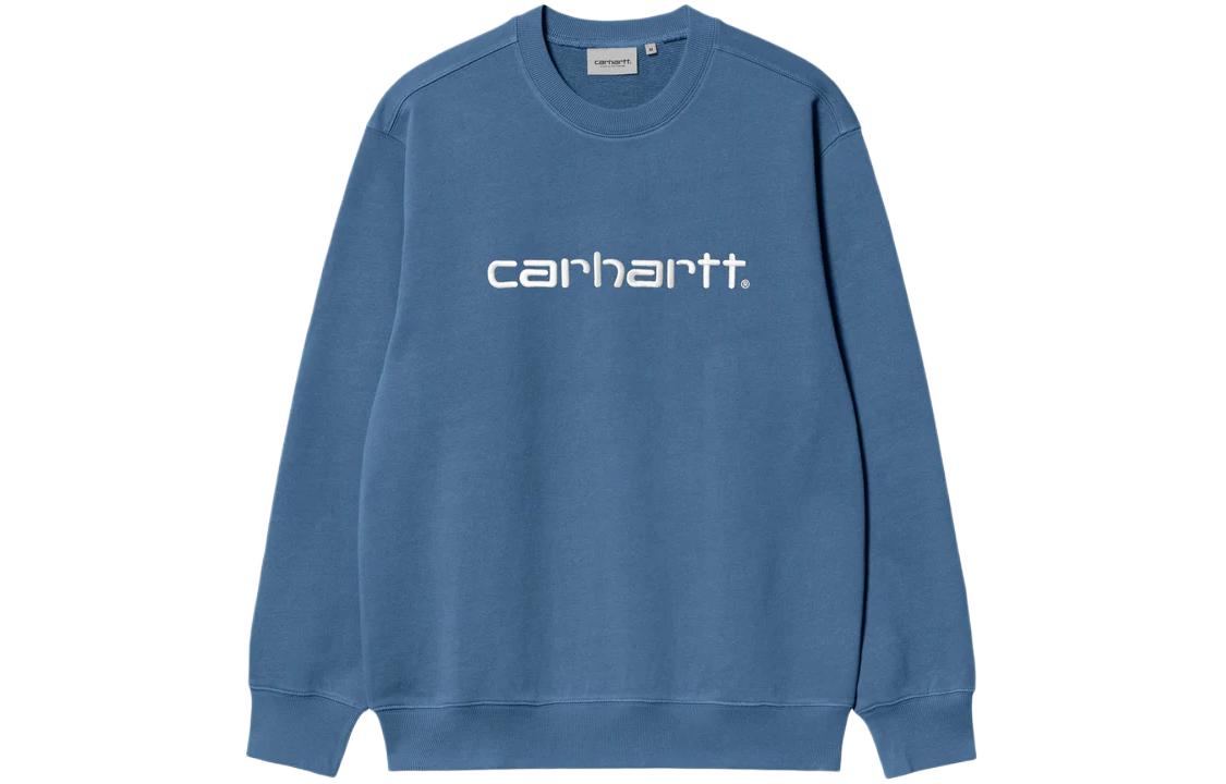 Carhartt WIP Vintage Logo Embroidered Sweatshirt Unisex Blue I030546-22H-XX