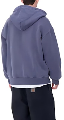 Carhartt WIP Vista Jaket Loose Fit Hoodie Zip-Up Unisex Ungu I029524-2BZ-GD Sizing Carhartt WIP Vista Jaket Loose Fit Hoodie Zip-Up Unisex Ungu I029524-2BZ-GD