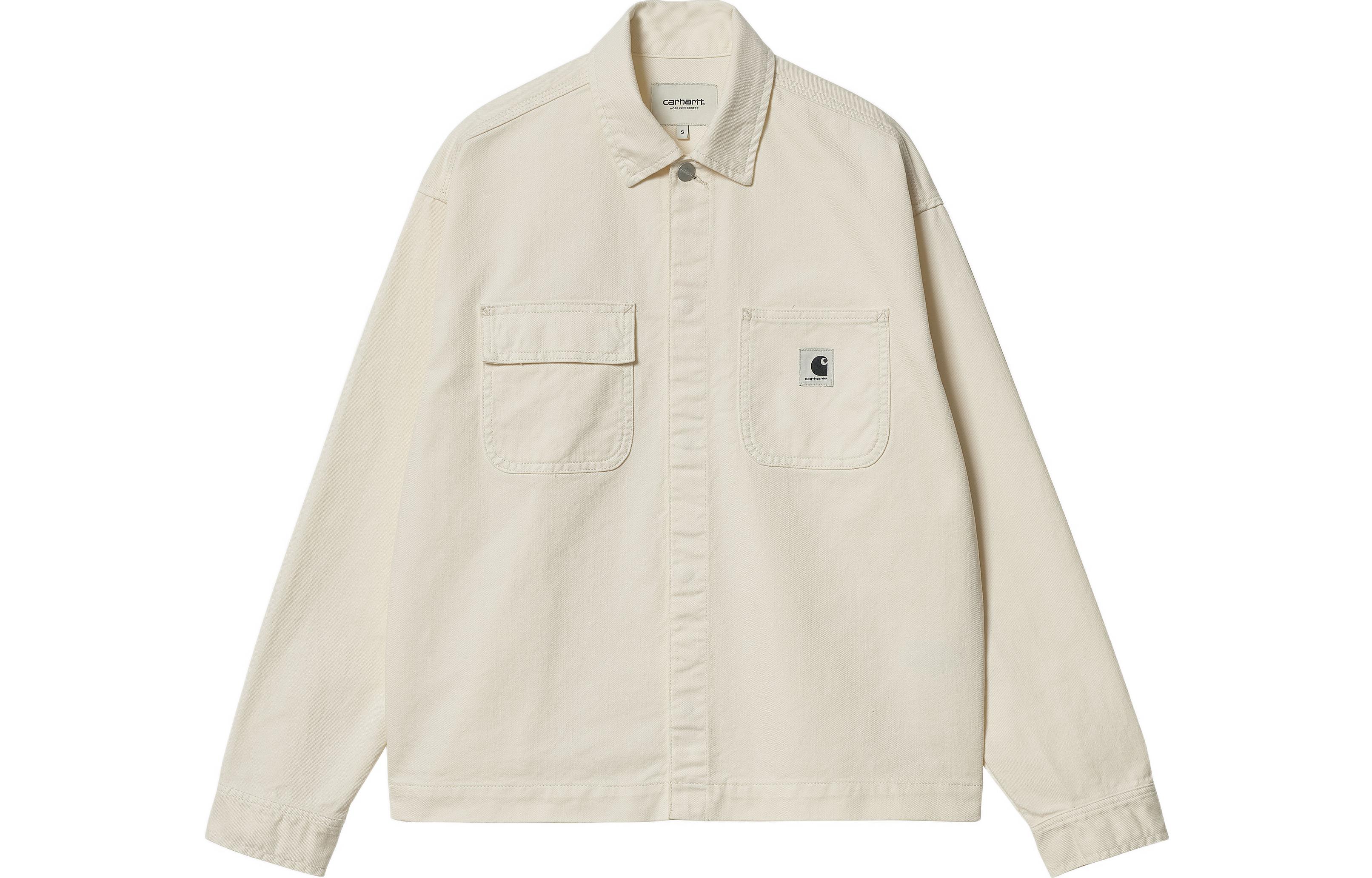 Carhartt WIP W' Sonora Shirt Jac Beige Jacket with Pocket Label I029130-05-WD