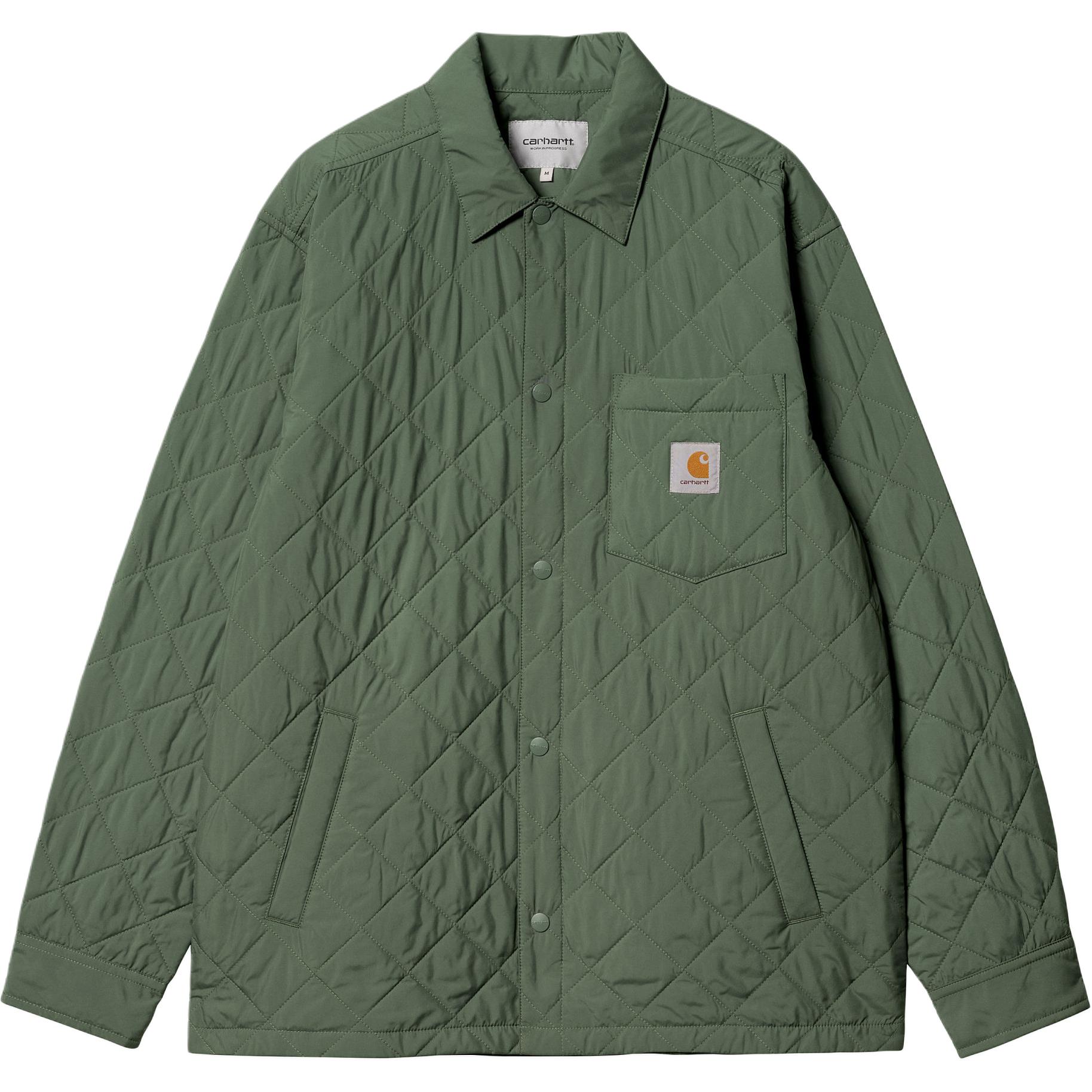 Carhartt WIP Wadeson Quilted Pocket Shirt Jacket Duck Green Outerwear I034363-29N-XX