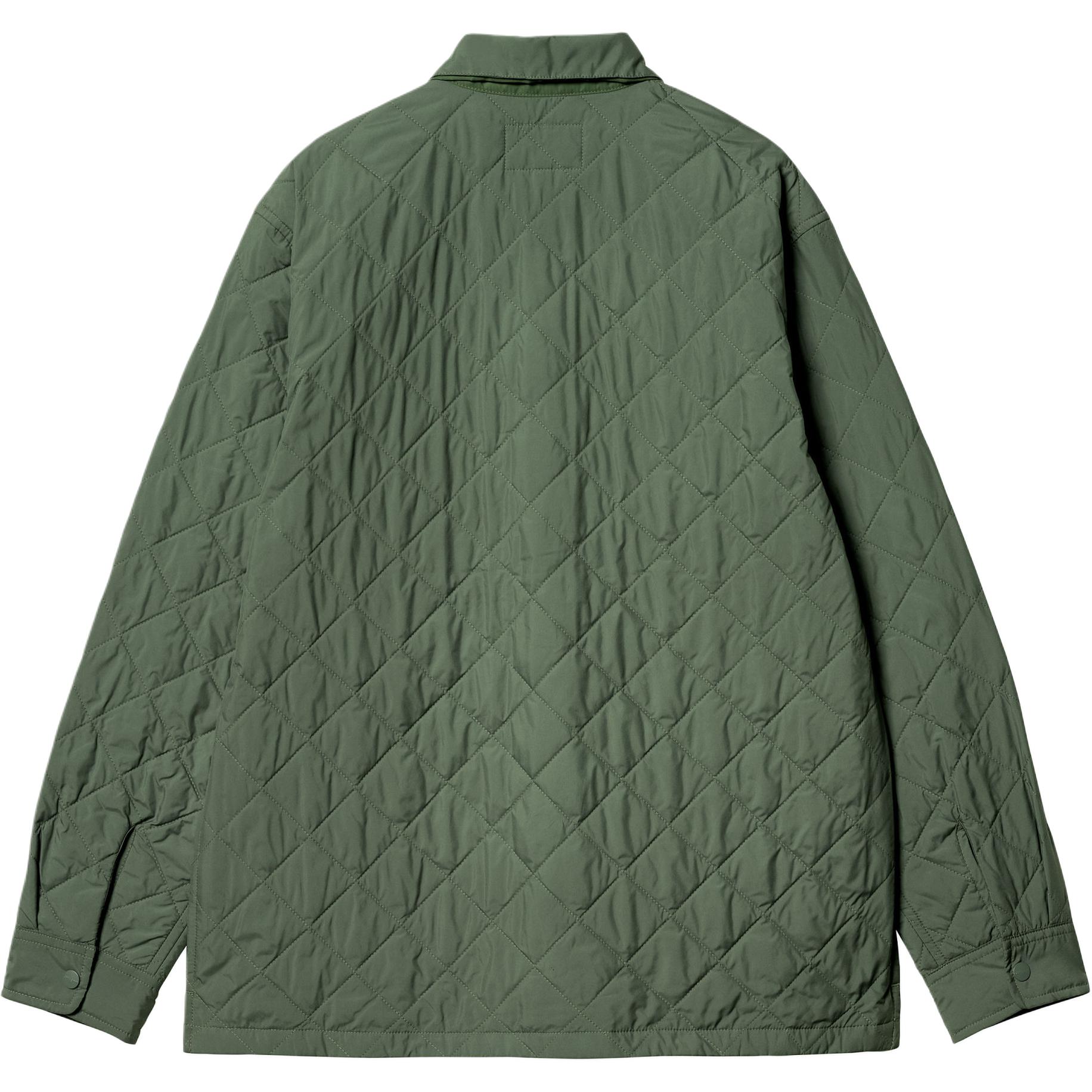 Lookbook Carhartt WIP Wadeson Quilted Pocket Shirt Jacket Duck Green Outerwear I034363-29N-XX