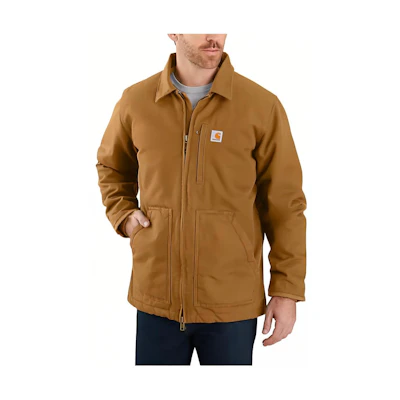 Carhartt WIP Washed Duck Sherpa-Lined Loose Fit Jacket - Cold-Resistant Coat 104293