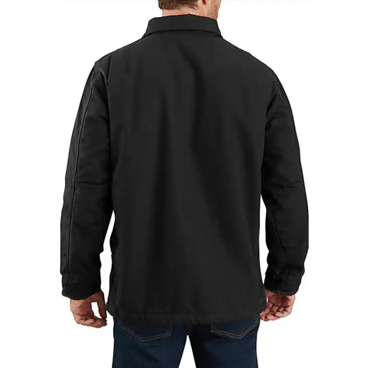 Sizing Carhartt WIP Washed Duck Sherpa-Lined Loose Fit Jacket - Cold-Resistant Coat 104293