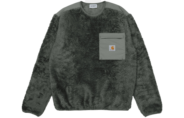 Carhartt WIP Washed Fleece Crewneck Sweatshirt Winter Grey I029569-0EH-XX
