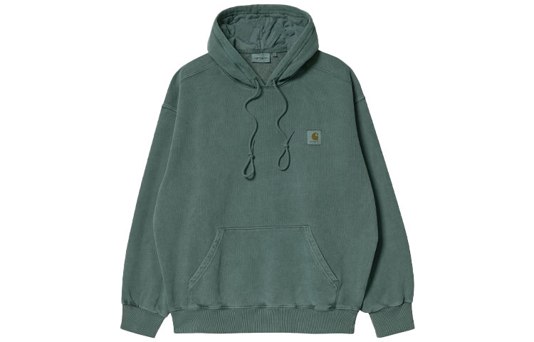 Carhartt WIP Washed Green Pullover Hoodie I029523-0ER-XX