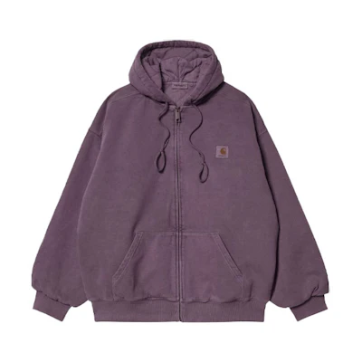 Carhartt WIP Washed Hoodie Zip Jacket Purple () I029524-0EO-XX