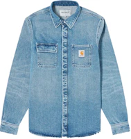 Carhartt WIP Washed Vintage Denim Jacket Blue () I027545-01-WJ Carhartt WIP Washed Vintage Denim Jacket Blue () I027545-01-WJ