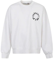 Carhartt WIP White Casual Logo Print Crewneck Sweatshirt I03245300-A06 Carhartt WIP White Casual Logo Print Crewneck Sweatshirt I03245300-A06