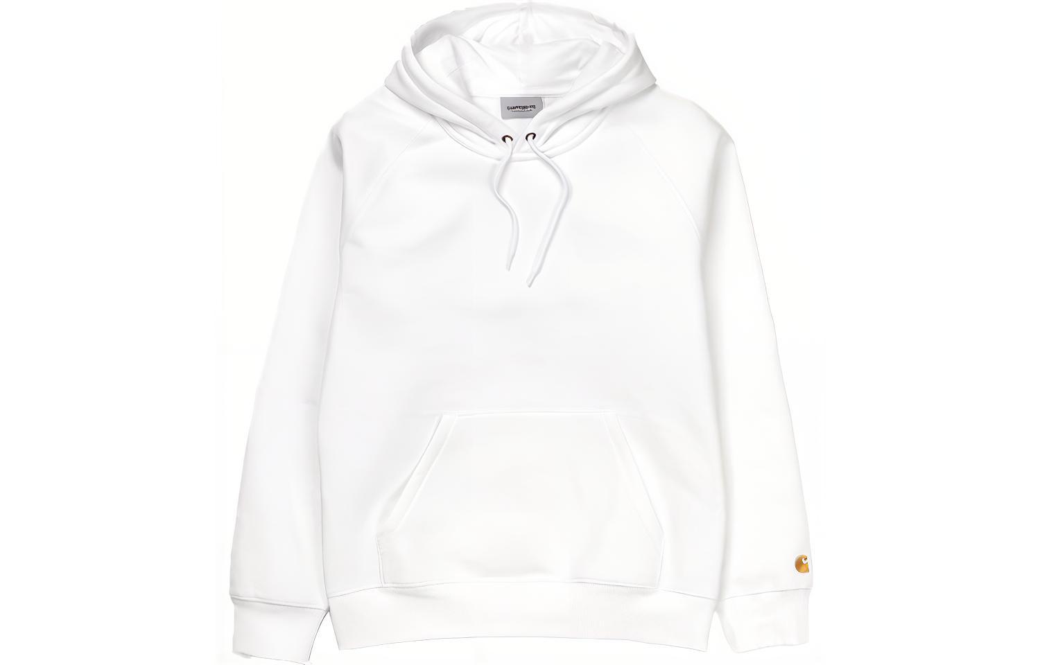 Carhartt WIP White Logo Embroidered Pullover Hoodie I026384-02-90