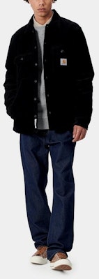 Carhartt WIP Whitsome Black Corduroy Shirt Jacket Vintage Style I028827-89-00 Lookbook Carhartt WIP Whitsome Black Corduroy Shirt Jacket Vintage Style I028827-89-00