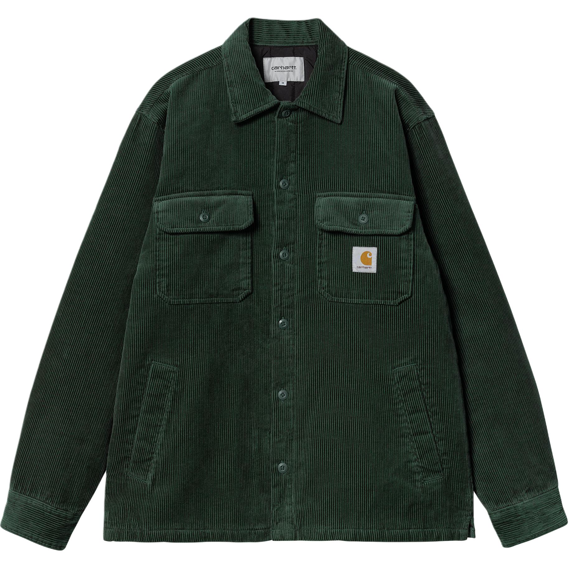 Carhartt WIP Whitsome Corduroy Shirt Jacket Loose Fit - Mulberry Green I028827-29U-XX