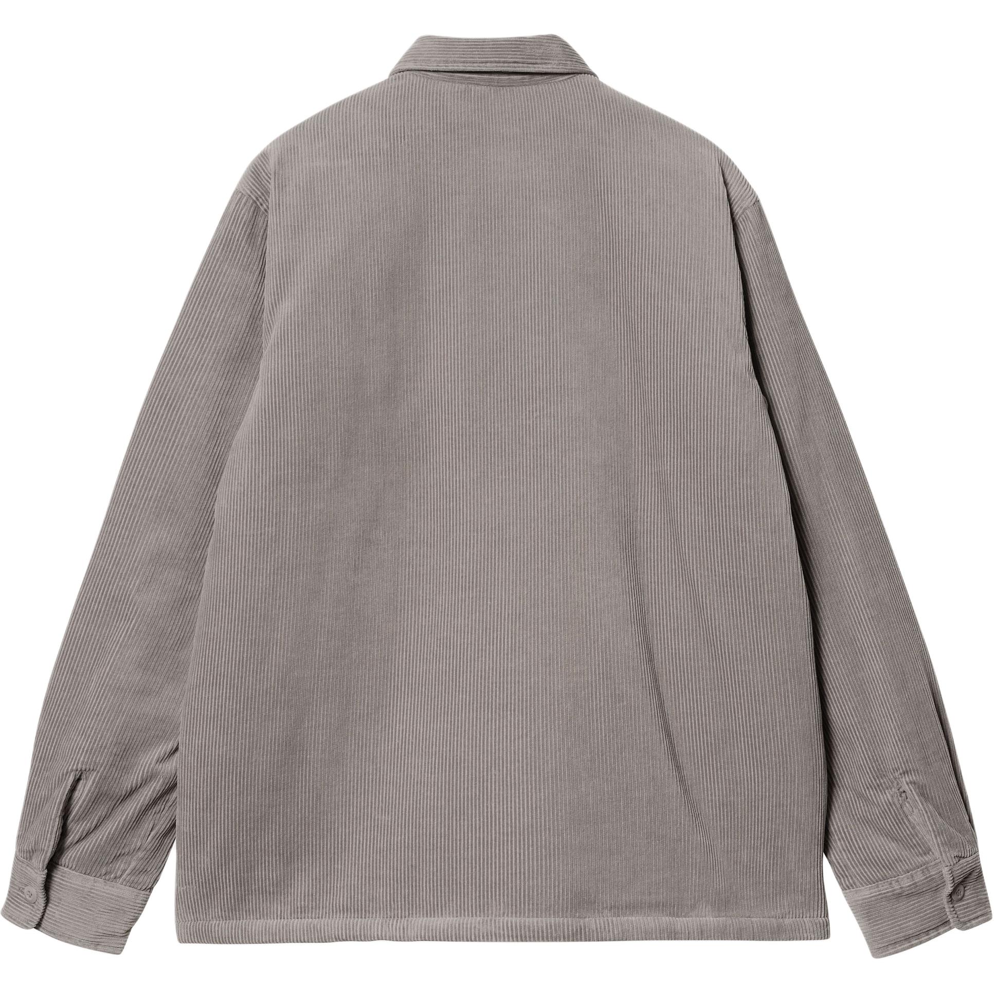 Shop Carhartt WIP Whitsome Corduroy Shirt Jacket Mist Gray Long Sleeve Coat I028827-29K-XX