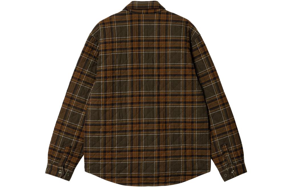 Lookbook Carhartt WIP 格紋綠色長袖襯衫外套 I032212-1P6-XX