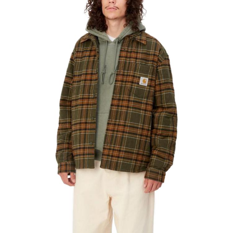 Details for Carhartt WIP 格紋綠色長袖襯衫外套 I032212-1P6-XX