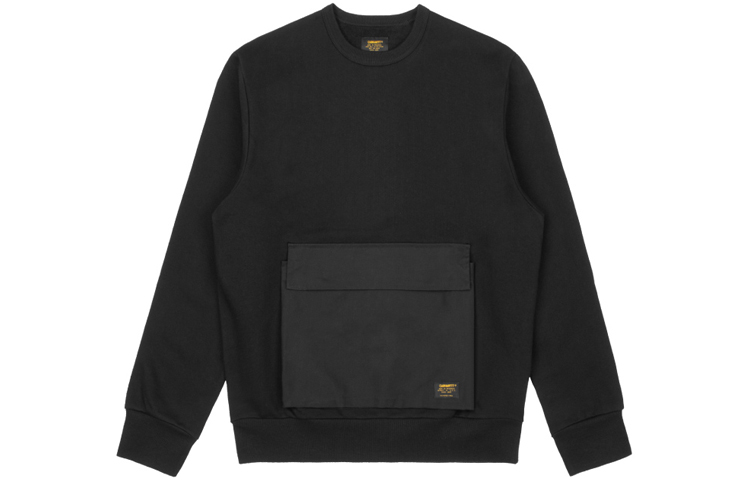 Carhartt WIP Winter Crewneck Fleece Sweatshirt Black CHXSWA192017D-BKX