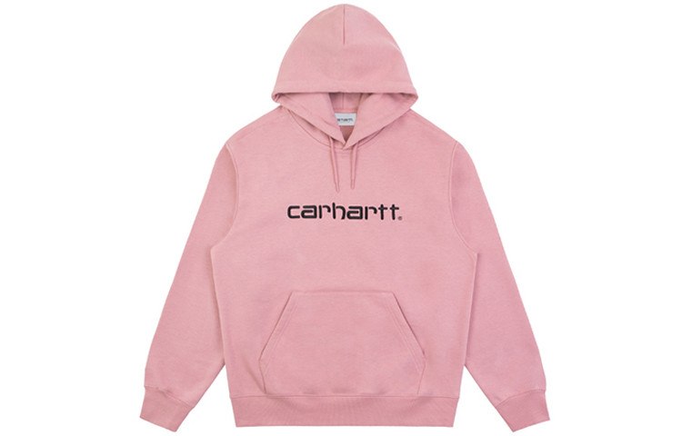 Carhartt WIP Winter Pink Hoodie with Embroidery Fleece Lining CHXSWI027093D-PKX