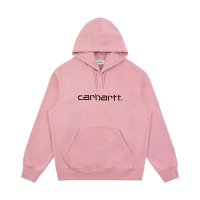 Carhartt WIP Winter Pink Hoodie with Embroidery Fleece Lining CHXSWI027093D-PKX