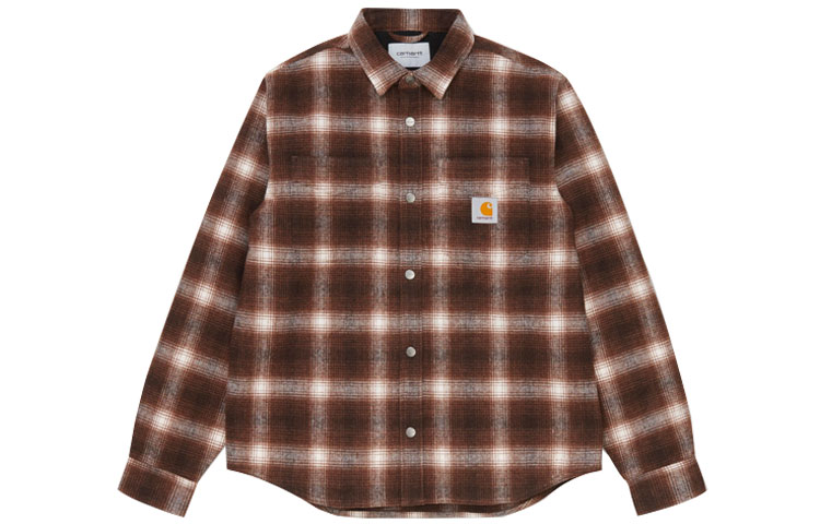 Carhartt WIP Wool-Lined Shirt Jacket Tobacco Color I028357-47-90