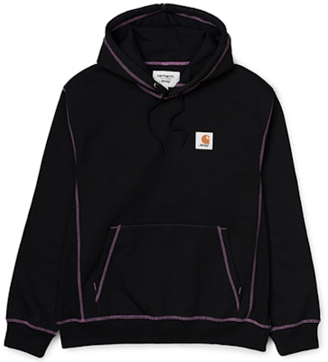 칼하트 WIP x 어웨이크 NY 블랙 스티치 드로스트링 후디 I027373 Order 칼하트 WIP x 어웨이크 NY 블랙 스티치 드로스트링 후디 I027373