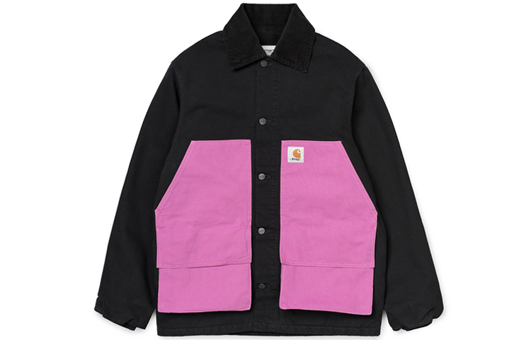 Carhartt WIP Awake NY Michigan Corduroy Colorblock Jacket Unisex Black I027833