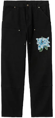 Carhartt WIP x Awake NY SS23 Seluar Hitam Bunga Sulaman Straight-Fit Unisex. I031716-07Q-02 Order Carhartt WIP x Awake NY SS23 Seluar Hitam Bunga Sulaman Straight-Fit Unisex. I031716-07Q-02