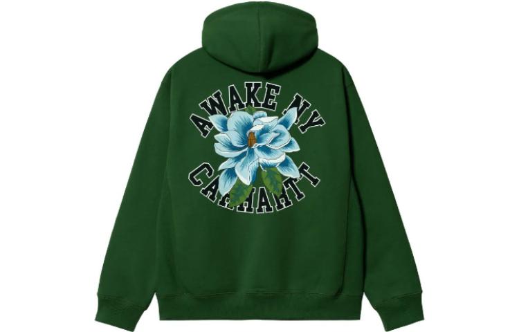 Carhartt WIP Awake NY SS23 Floral Logo Hoodie Unisex Green. I031350-1CF-XX 圖 2