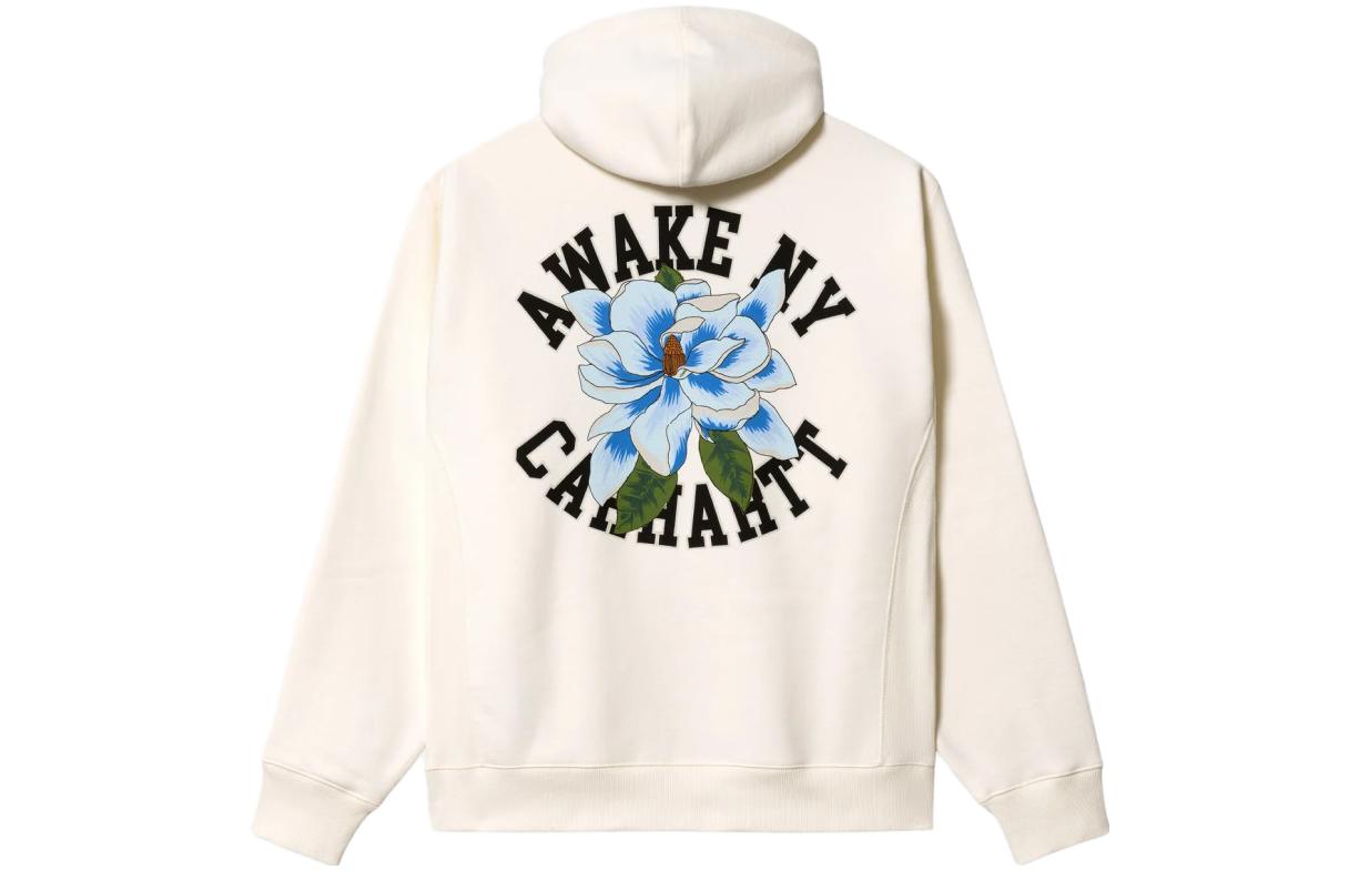 Carhartt WIP Awake NY SS23 Floral Logo Hoodie Unisex White. I031350-1CE-XX 圖 3
