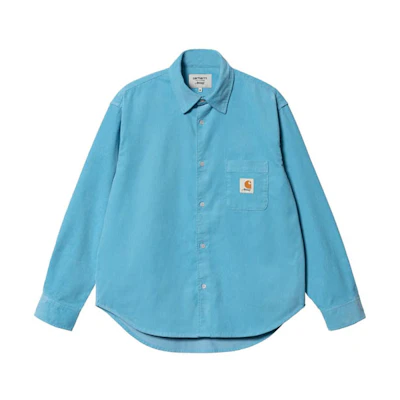 Carhartt WIP Awake NY SS23 Logo Patch Pocket Shirt Jacket Unisex Blue I031715-1CD-02