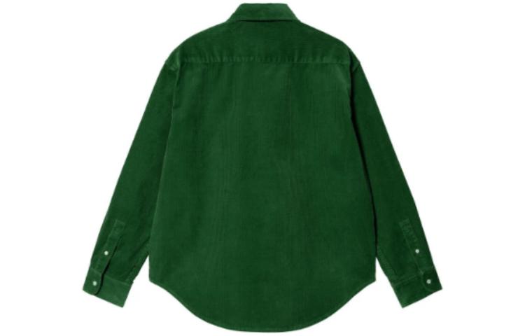 Lookbook Carhartt WIP x Awake NY SS23 Jaket Kemeja Lengan Panjang Hijau Unisex Berpoket. I031715-1CF-02