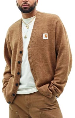 Carhartt WIP x Awake NY Unisex V-Neck Solid Knit Sweater I031344-07R-XX Shop Carhartt WIP x Awake NY Unisex V-Neck Solid Knit Sweater I031344-07R-XX