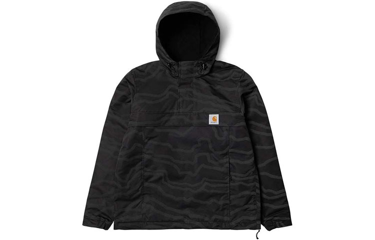 Carhartt WIP Bodega Nimbus Pullover Jacket - Deep Freeze Print Black Unisex I028435-0HM-XX