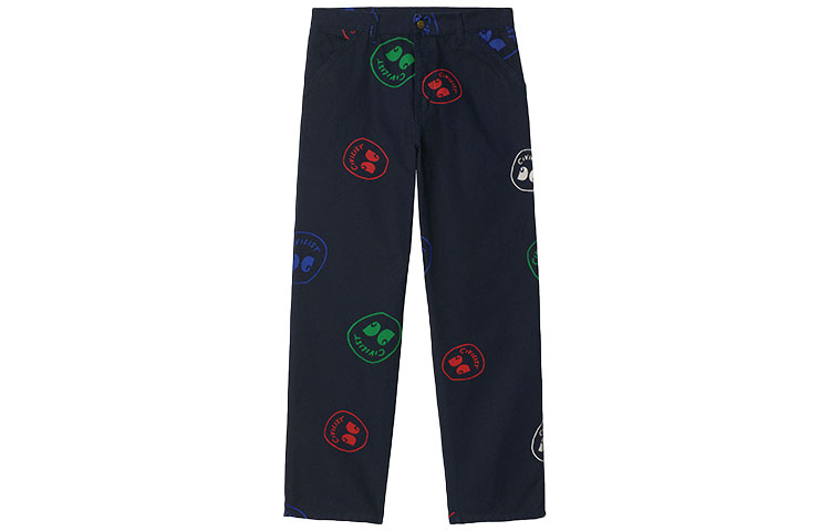 Lookbook Carhartt WIP x CIVILIST BERLIN Celana Kerja Smiley Navy. I030248-0VS-02