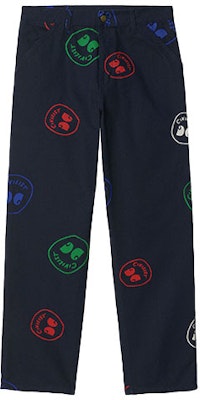 카하트 WIP x 시빌리스트 베를린 싱글 니 팬츠 스마일리 프린트 네이비 작업 바지 I030248-0VS-02 Lookbook 카하트 WIP x 시빌리스트 베를린 싱글 니 팬츠 스마일리 프린트 네이비 작업 바지 I030248-0VS-02