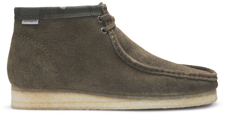 Carhartt WIP x Clarks Wallabee 'Olive Camo' Kasut Lelaki Kelabu Hijau 26146168 Buy Carhartt WIP x Clarks Wallabee 'Olive Camo' Kasut Lelaki Kelabu Hijau 26146168