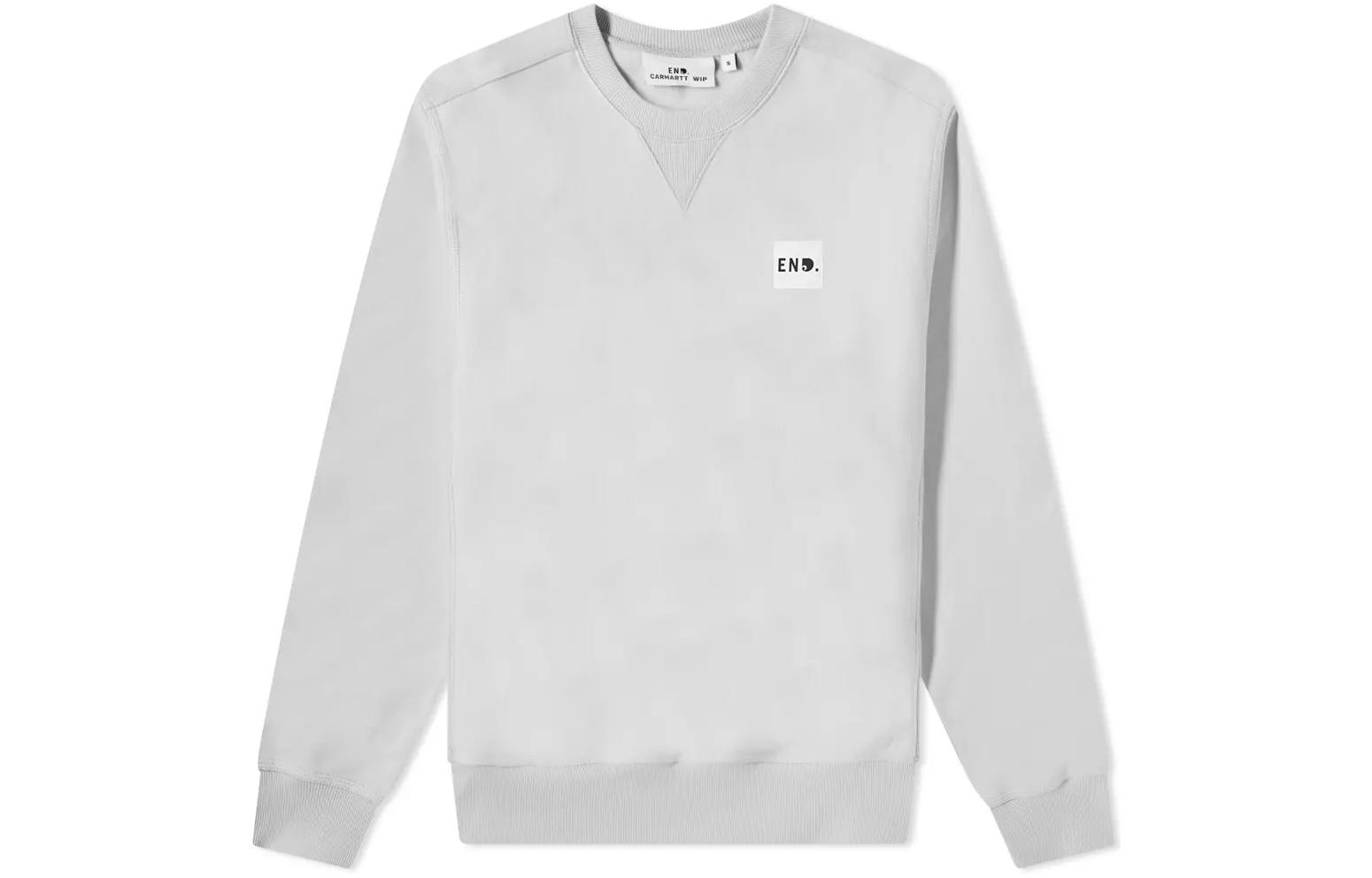 Carhartt WIP END FW22 Logo Print Crewneck Sweatshirt Men’s Grey I028798-0AW-00