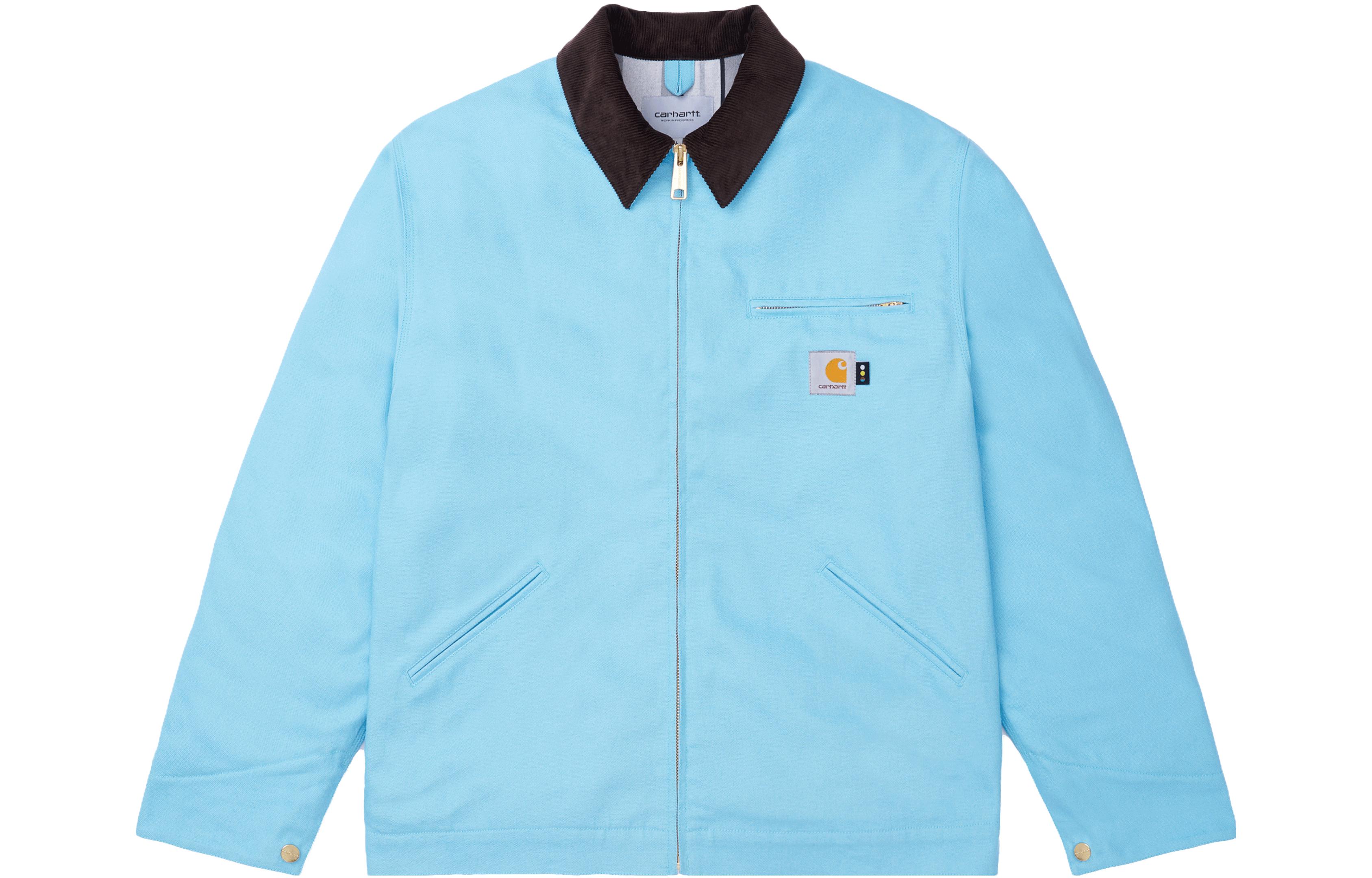 Order Carhartt WIP x IAB Studios FW23 Detroit Jaket Biru - Gaya Retro Workwear A232043-21PXX