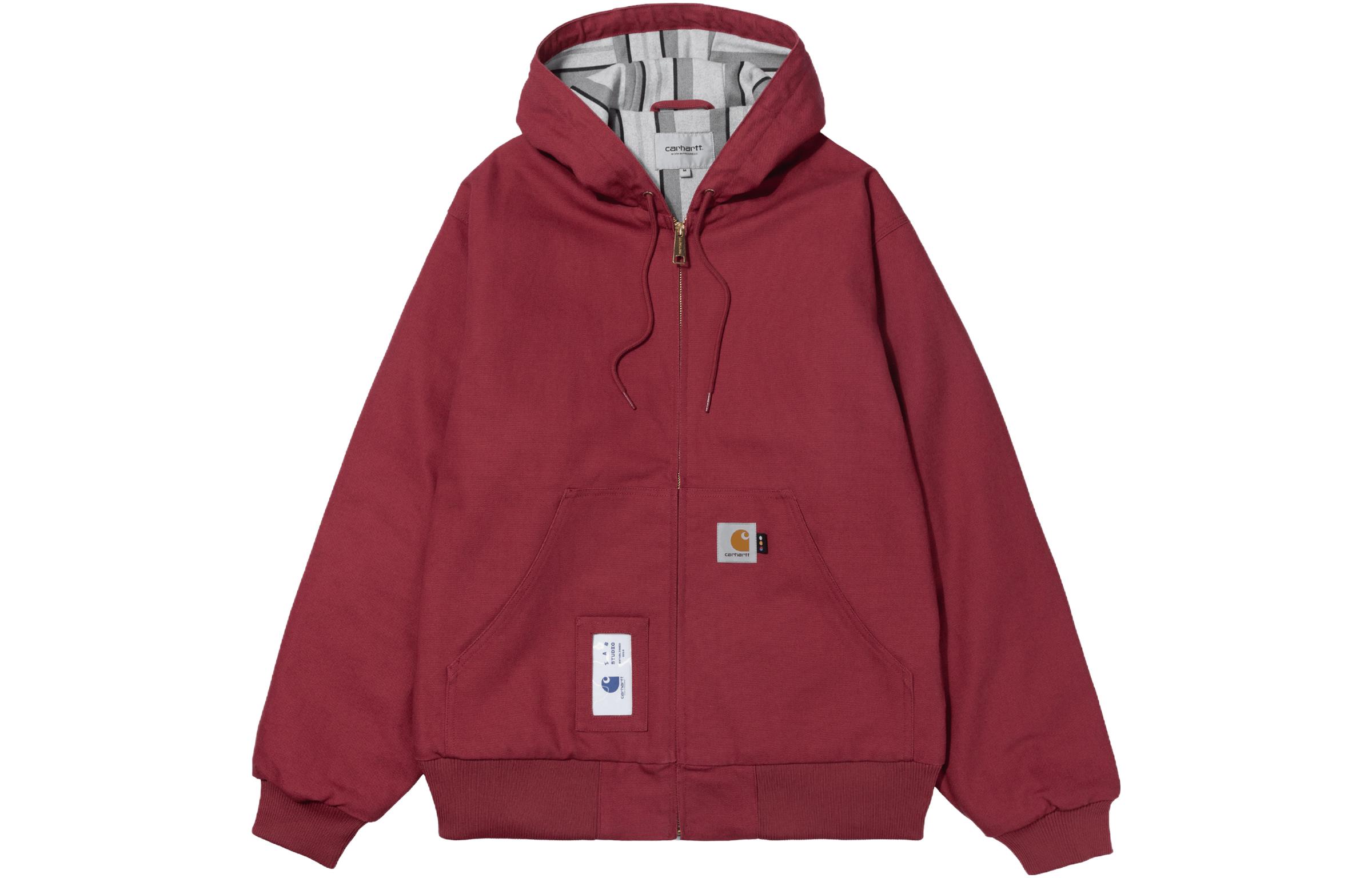 Carhartt WIP IAB Studios IAB OG Active Jacket Red FW23 Embroidered Hoodie. A232042-21KXX 圖 2