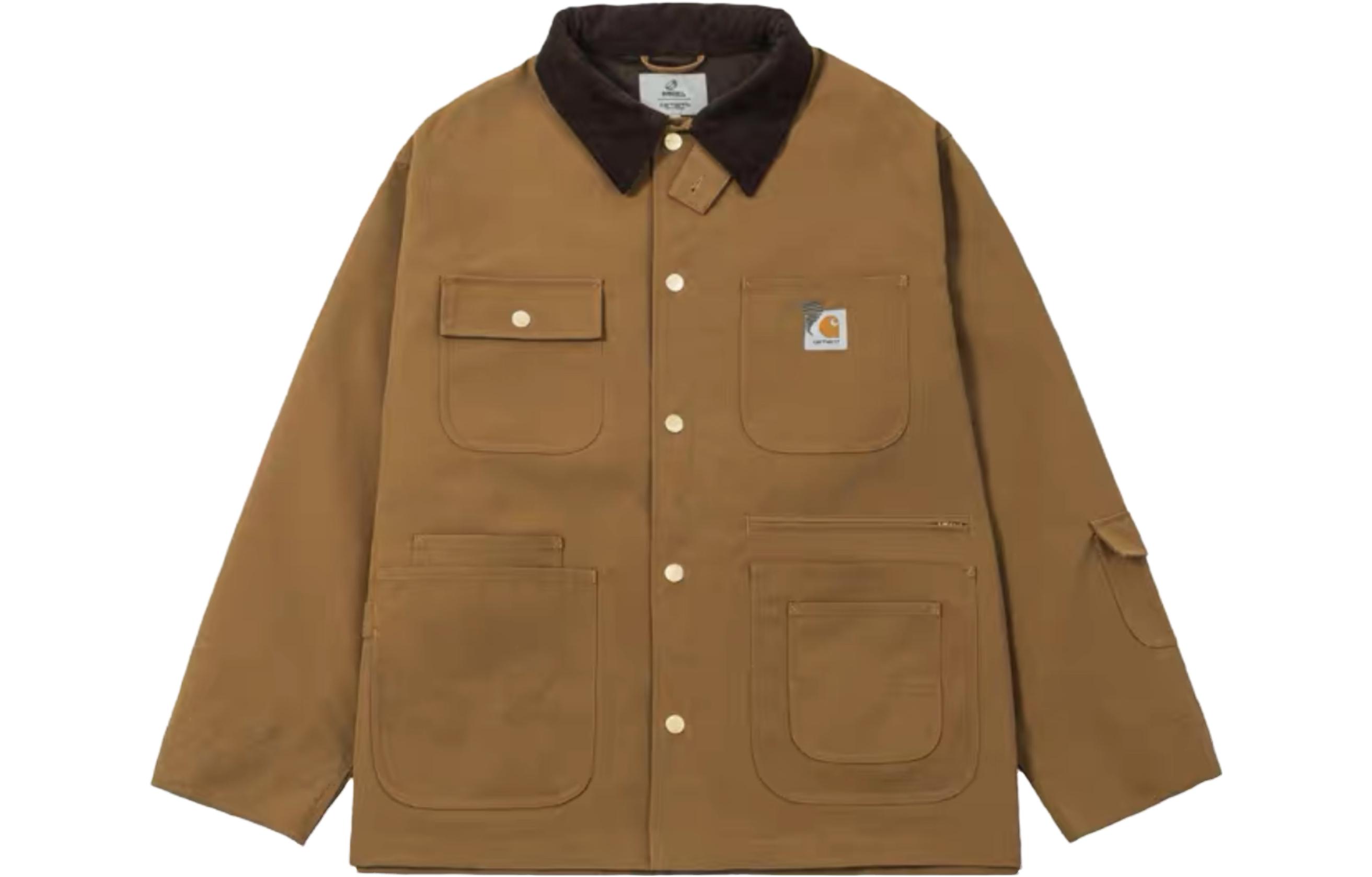 Carhartt WIP INVINCIBLE Michigan Jacket Corduroy Workwear Khaki Mens Retro Style A222076-HB