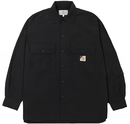 Carhartt WIP x INVINCIBLE SS23 Loose-Fit Black Long-Sleeve Shirt. A222081-BK Buy Carhartt WIP x INVINCIBLE SS23 Loose-Fit Black Long-Sleeve Shirt. A222081-BK